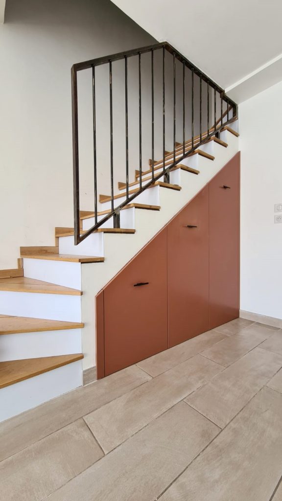 aménagement sous escalier sur mesure